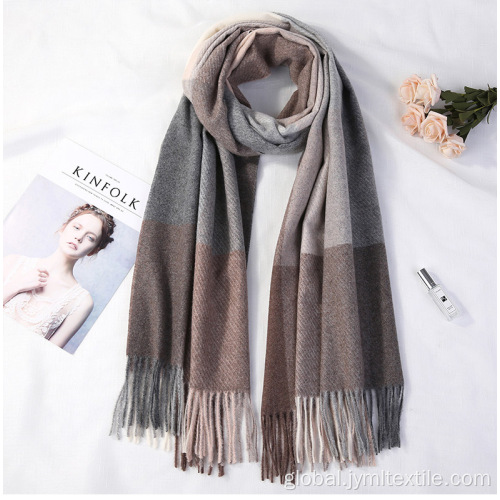 Wool Soft Scarves with Tassel high quality cheap soft scarves with tassel Supplier